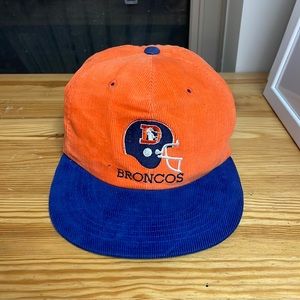 Vintage Denver Broncos corduroy snap back